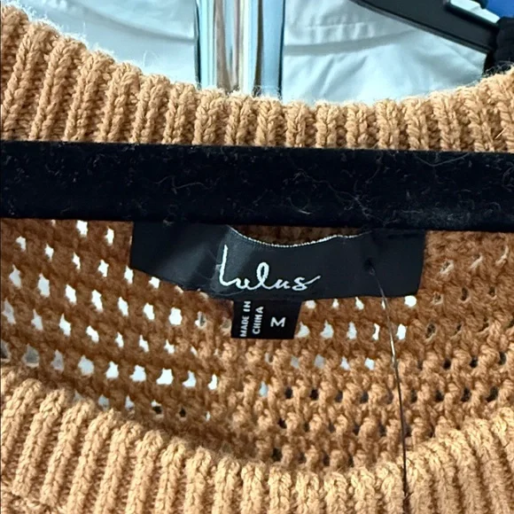 NWT Lulus Brown Sweater Sleeveless Tank - Picture 3 of 4